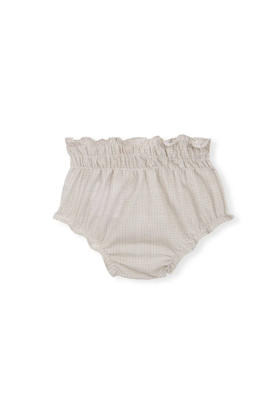Culotte Vichy beige