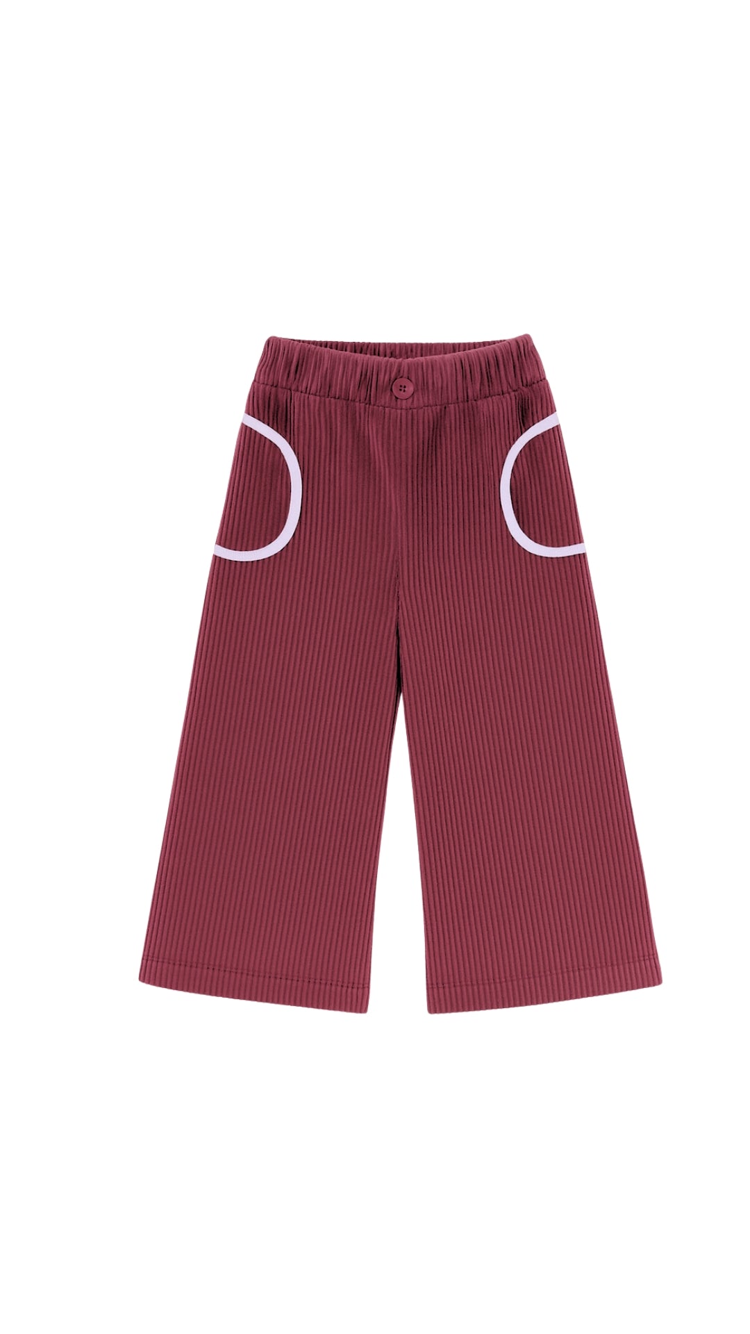 Pantalon Pana Burdeos Vivo Rosa