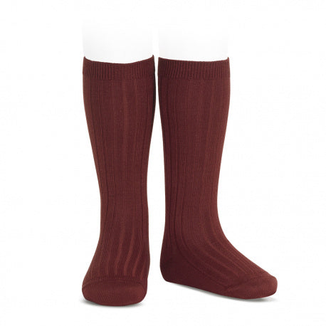 Chaussettes hautes côtelées Condor