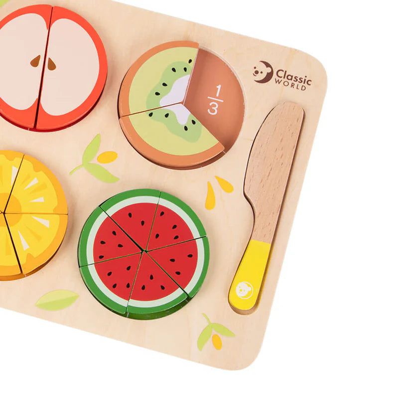 Fractions de fruits 