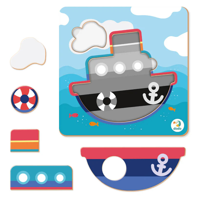 Mini-puzzle de bateau