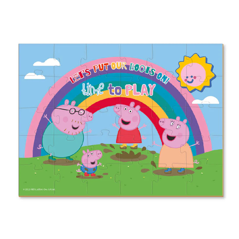 Puzzle arc-en-ciel Peppa Pig (30 pièces)