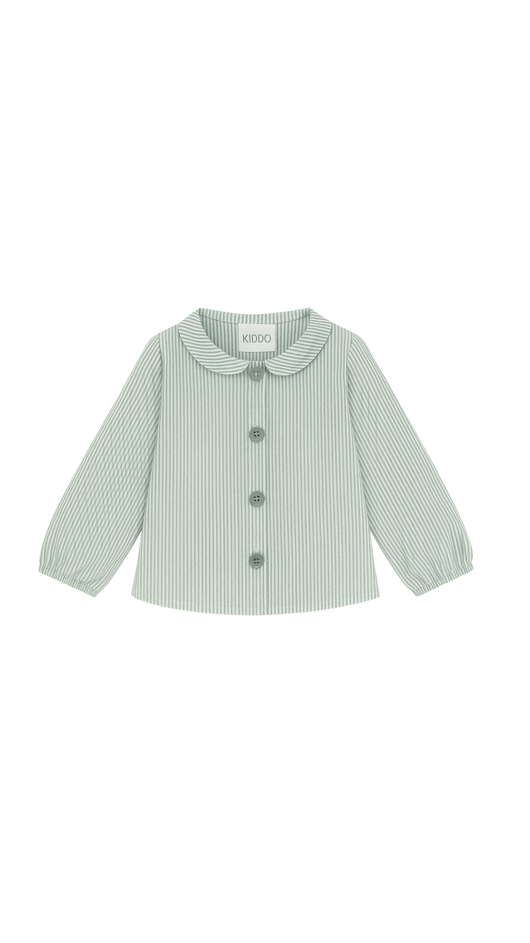 Blusa Bebé Rayas Verdes y Blancas