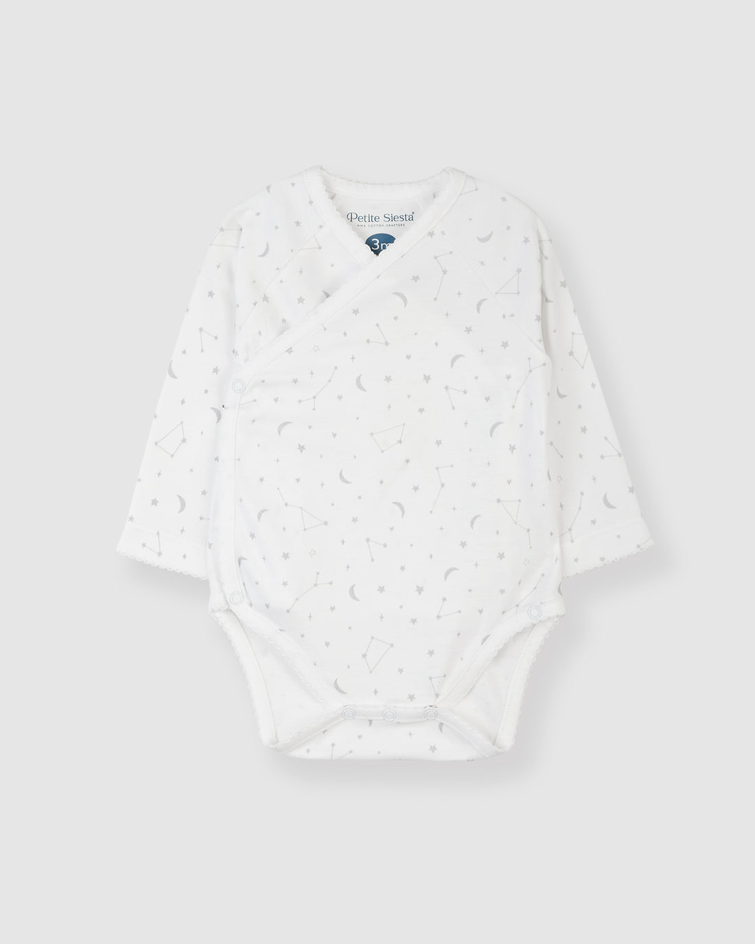 Body kimono à étoiles grises