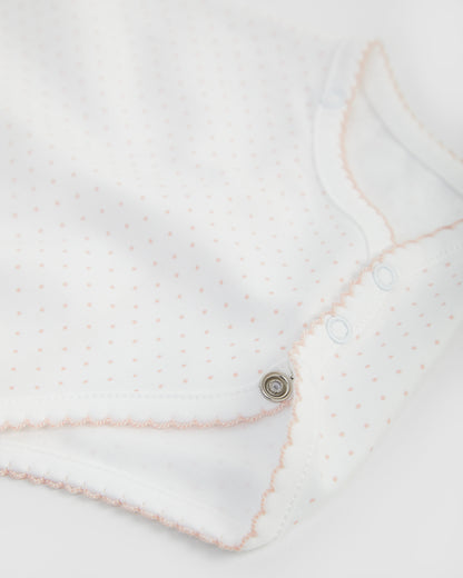 Body Kimono Puntos Rosas