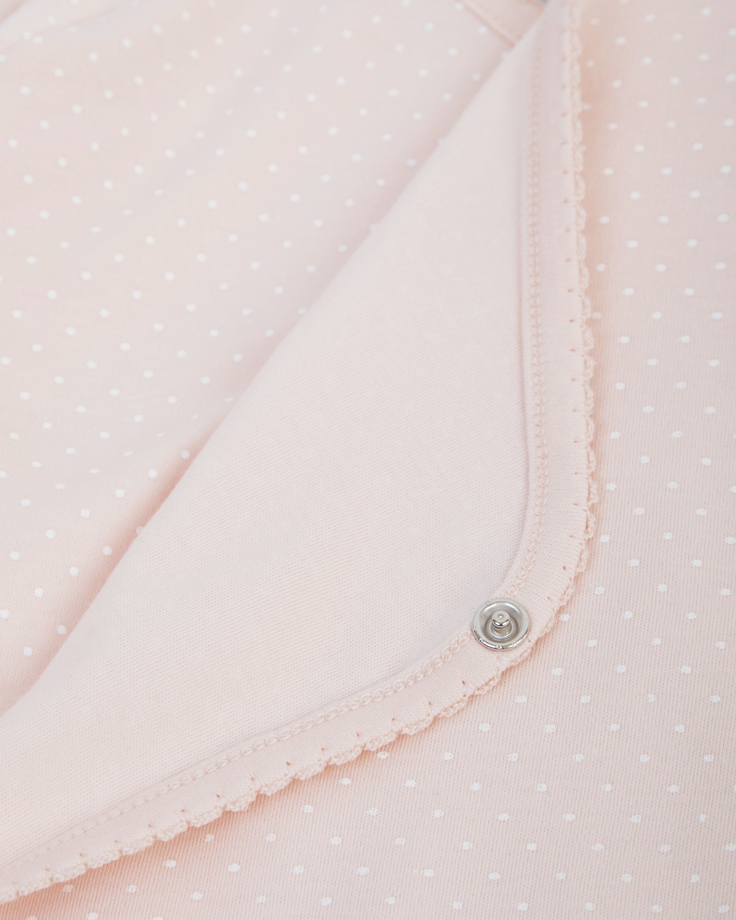 Body Kimono Rosa Puntos Blancos