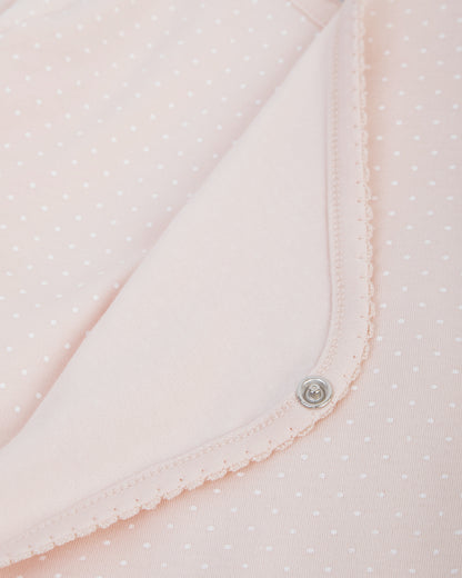 Body Kimono Rosa Puntos Blancos
