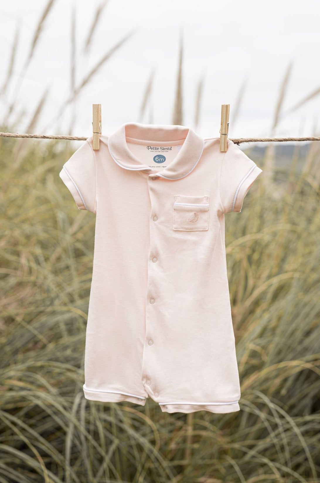 Pyjama court rose pour bébé 