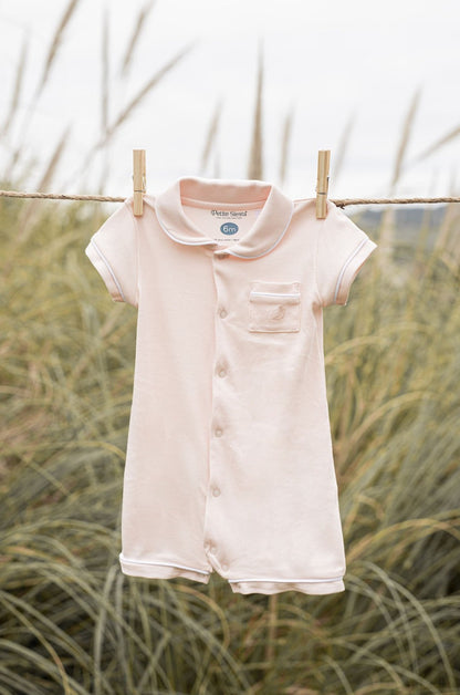 Pyjama court rose pour bébé 